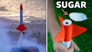 How to Make Sugar Rocket  - turning sugar into rocket easy