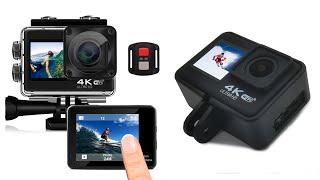 4K Touch screen Action camera with Eis anti shake unboxing video