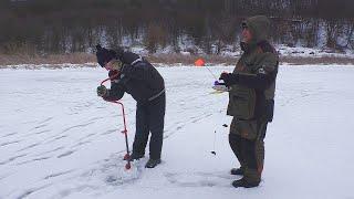 Зимняя рыбалка на щуку   Ловля на жерлицы . My fishing