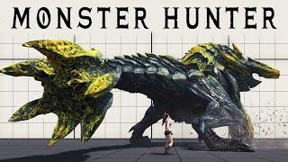 Monster Hunter World All Monsters Size Comparison