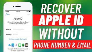 FREE APPLE ID RECOVER WITHOUT PHONE NUMBER HOW TO RECOVER APPLE ID ON IPHONE IPAD MAC Latest 2021