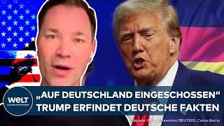 DONALD TRUMP Obsession mit Deutschland? Ex-Präsident erfindet Stories über Deutschland und Merkel