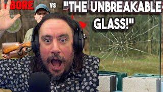 Vet Reacts *THE UNBREAKABLE GLASS* 4 BORE Rifle vs Bulletproof Glass The Biggest Rifle Ever 