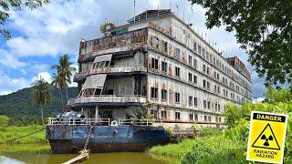 ️Found ABANDONED SHIP Big CRUISE SHIP on a desert island️ Where did the people go??