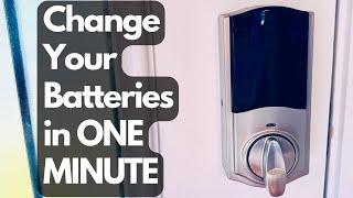 How To Change The Batteries in Your Kwikset Kevo Smart Lock in ONE MINUTE