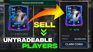 How To SELL ANY UNTRADEABLE PLAYER in FC Mobile 24