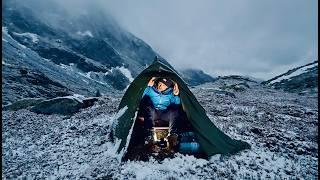 Draußen schlafen - bei REGEN und SCHNEE