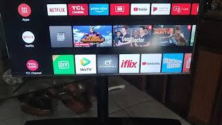 unbox tcl 50 in qled tv model 50c715 review