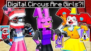 The AMAZING DIGITAL CIRCUS are GIRLS in Minecraft