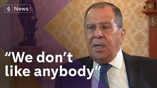 Exclusive Sergey Lavrov Russias Foreign Minister on Skripals Trump kompromat claims and OPCW