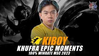 Epic Moments Khufra God Onic Kiboy  MSC 2023