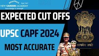 UPSC CAPF 2024 Expected Cutoffs & Analysis - What You Need to Know  New Careers Academy