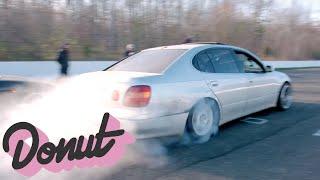 Chris Forsberg Drives And Drifts a Haggard Garage Car  Donut Media
