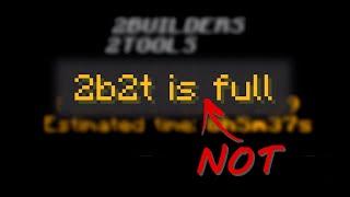 2b2t is NOT Full