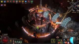 PoE Map Farm Vortex Critical Build  DPS 400M+  Elementalist  vs Crimson Temple Map  3.22