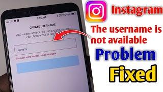 Instagram me username create nahi ho raha  How To Fix Instagram the username is not available