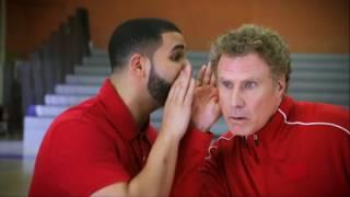 Drake and Will Ferrell Handshake Lessons - NBA Awards 2017  NBA on TNT