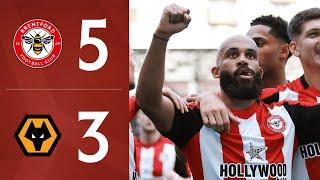 Bees hit FIVE + Mbeumo scores AGAIN   Brentford 5-3 Wolves  Premier League Highlights