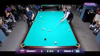 Абрамов RUS - Омаров KAZ. ARMADA - 23 полуфинал. Бильярд московская пирамида. Billiards