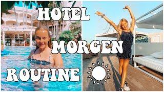 HOTEL MORGENROUTINE SOMMER FERIEN URLAUB I Mavie Noelle