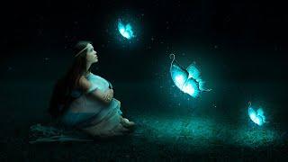 Butterflies Glowing in the Dark  Girl Image Manipulation Photoshop Tutorial