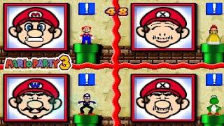 Mario Party 3 All Mini Games Challenge Mario Daisy Waluigi Yoshi