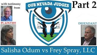 Salisha Odum vs Frey Spray LLC Part 2 June 5 2023