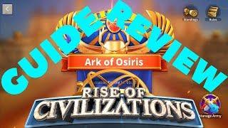 ARK OF OSIRIS FULL GUIDE AND REVIEW - ALLIANCE BATTLEGROUND - Rise of Kingdoms