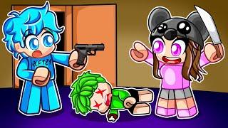 Angelazz teaches her BROTHER how to play Roblox Murder Mystery 2..