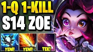 Zoe Ama Q Full Cana Tek Atıyor   S14 Zoe Oynanış  KassadinsCreed