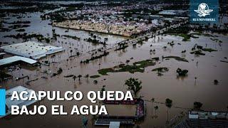 Así luce desde el aire Acapulco municipio devastado por el huracán John