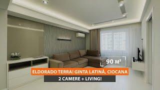 Apartament de vânzare 2 camere+living. Eldorado Terra str. Ginta Latină Ciocana  Acces Imobil