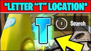 FORTNITE T LOCATION - SEARCH THE HIDDEN T FOUND IN THE TRICKSHOT LOADING SCREEN Fortnite