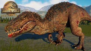 NUEVO INDOMINUS REX ASPECTO ALTERADO nuevo dinosaurio hibrido rex de mod Jurassic World Evolution 2