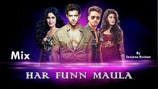 Har Funn Maula - Mix  Hrithik Roshan Tiger Shroff Katrina Kaif and Jacqueline Fernandez - VM