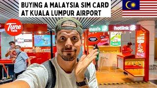 Buying a Malaysia Sim Card at Kuala Lumpur Airport
