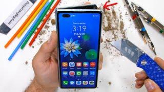 a $3000 dollar folding phone? - Huawei Mate X2 Durability Test