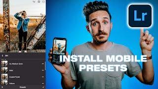 How to install presets to Lightroom Mobile + FREE PRESET