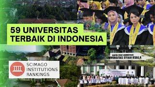 59 Universitas terbaik indonesia versi SCImago Institutions Rankings 2023