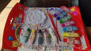 Unboxing My new Tube colors By Hooria Art And Crafts#unboxing #barbie #art #paintings #youtubelong