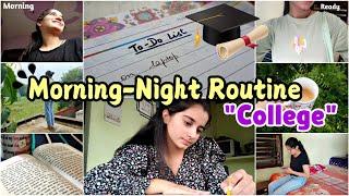 COLLEGE MORNING-NIGHT ROUTINE #college