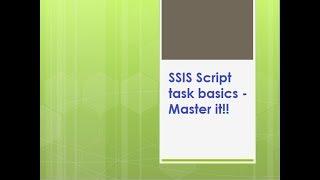 Script Task basic Operations in SSIS