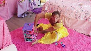 PIMPING My Friends Room *Gone Wrong* #barbie #playhouse #shorts #daviddobrik