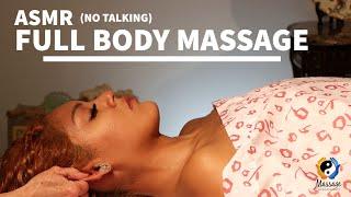 ASMR No Talking Full Body Massage #3 with Music  4K