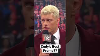 Cody Rhodes drops the best promo of his career #wwe #codyrhodes