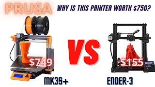 PRUSA i3 MK3S+ 3D Printer is it worth $750? Compare with Creality Ender 3 and other budget printers