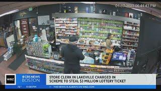 Lakeville clerk accused of stealing customers $3 million lottery ticket pleads not guilty
