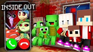 Why INSIDE OUT Called JJ and Mikey Family - in Minecraft Maizen