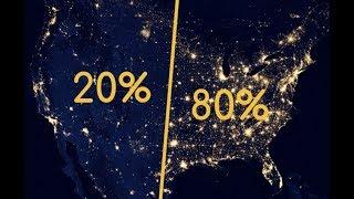 80% of Americans Live East of This Line And Other Interesting Population Patterns