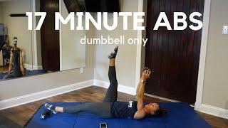 17 Min WEIGHTED AB WORKOUT - Dumbbell Only